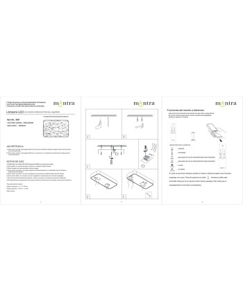 ***OFER/DES*** ROMBOS * PLAFÓN RECTANGULAR - DIMABLE